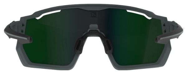 Coffret Lunettes AZR Pro Race RX Carbone Mat/Noir / Ecran hydrophobe Vert 