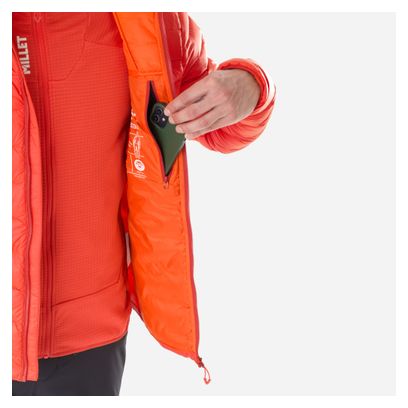 Millet Evole 700 Hooded Down Jacket, Orange, Men's