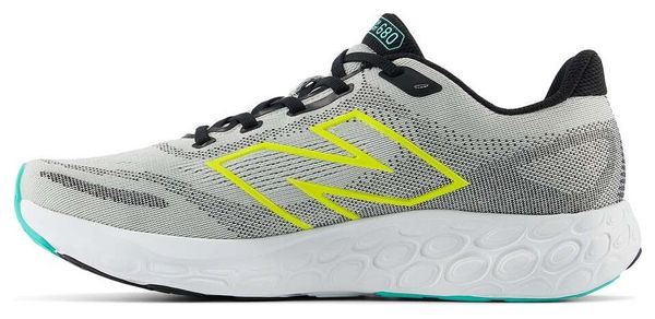 Chaussures Running New Balance Fresh Foam 680 v8 Gris/Jaune Homme