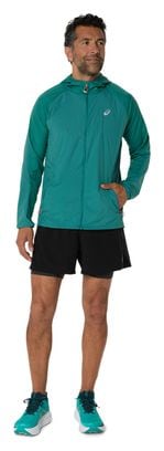 Veste coupe-vent Asics Road Packable Vert Homme