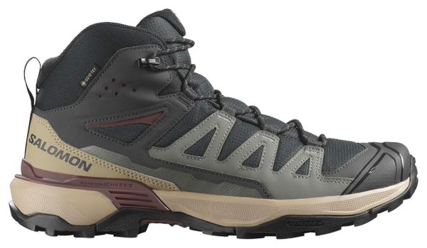 Chaussures de Randonnée Salomon X Ultra 360 Mid GTX Gris Homme