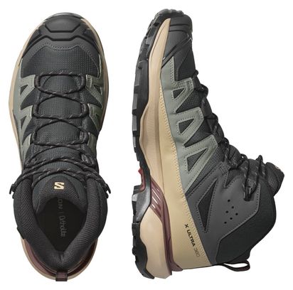 Salomon X Ultra 360 Mid GTX Botas de senderismo para hombre Gris