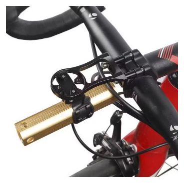 Support guidon déporté Multi-Fonction pour Vélo - Compatible Garmin  GoPro  Bryton  Cat Eye  Eclairage et GoPro