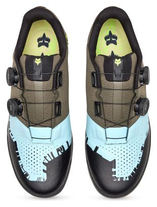 Fox Union Limited Edition Boa Khaki/Blau MTB-Schuhe