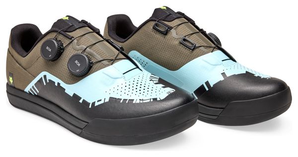 Fox Union Limited Edition Boa Khaki/Blauw MTB-schoenen