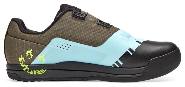 Fox Union Limited Edition Boa Khaki/Blau MTB-Schuhe