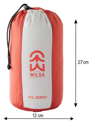 Sac de Couchage Duvets KL 250 Zip Droit Rouge