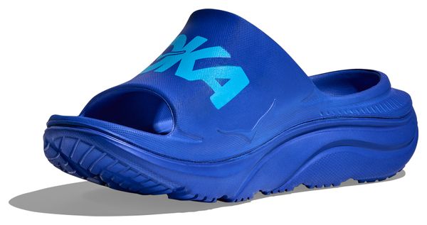 Chaussures Récupération Hoka Ora Athletic Slide Bleu Unisexe