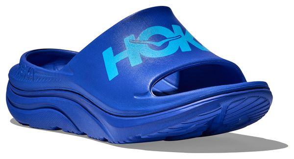 Chaussures Récupération Hoka Ora Athletic Slide Bleu Unisexe