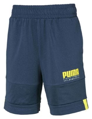 Short Bleu Garçon Puma Alpha Jersey