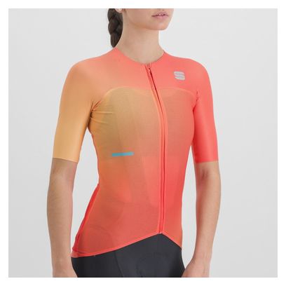 Sportful Light Pro Damen Kurzarmtrikot Rosa/Orange