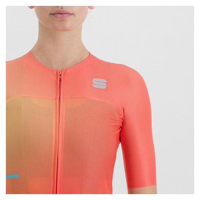 Sportful Light Pro Damen Kurzarmtrikot Rosa/Orange