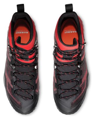 Scarponi da trekking Mammut Ducan High Gore-Tex nero/rosso