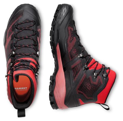 Scarponi da trekking Mammut Ducan High Gore-Tex nero/rosso
