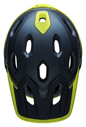 Refurbished Produkt - Helm mit abnehmbarem Kinnriemen Bell Super DH Mips Blau Gelb 2022