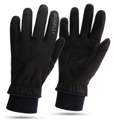 Gants Velo Long De Hiver Rogelli Nimbus - Homme - Noir