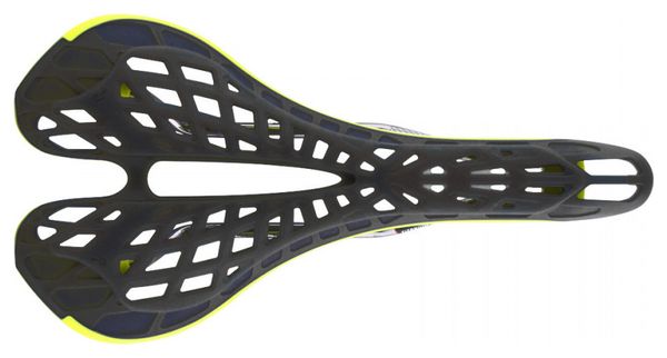 Tioga Spyder TwinTail 2 Steel CrMo Saddle Black Yellow Alltricks