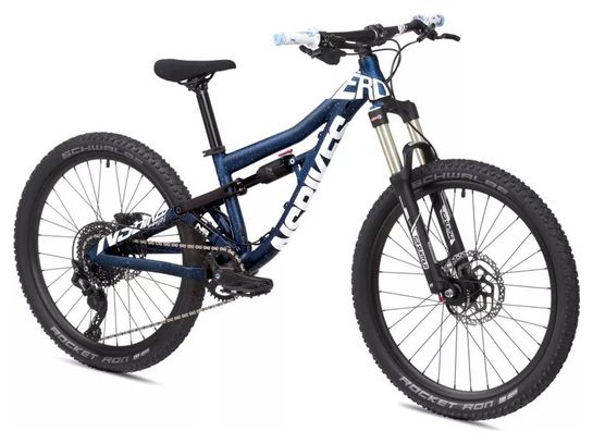 NS Bikes Nerd JR Kinder Vollgefedertes MTB Shimano Deore 10S 24'' Blau 2024