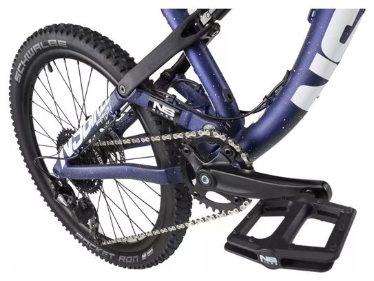 NS Bikes Nerd JR Kinder Vollgefedertes MTB Shimano Deore 10S 24'' Blau 2024