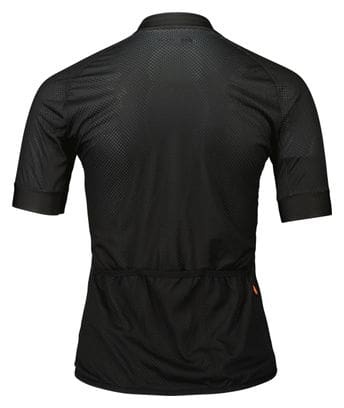 Women's Short Sleeve Jersey Poc Essential Road Logo Black