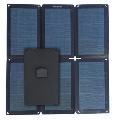 Panneau Solaire Portable Sunslice Fusion FLEX 48 48W Pliable et Flexible Noir