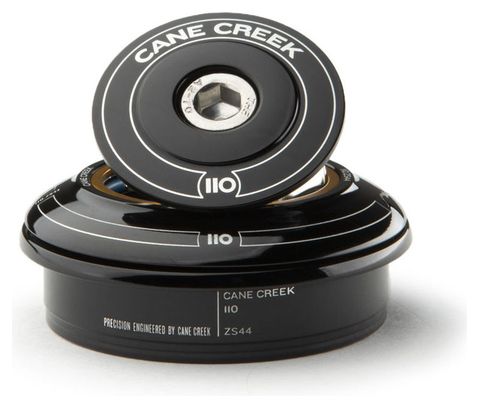 Cane Creek Headset 110-Series ZS44/28.6 Semi-Integrated ZeroStack Short Cover Top Black