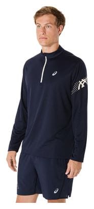 Asics Icon Blue Men's 1/2 Zip Top