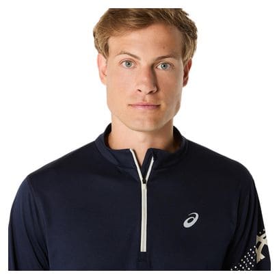 Asics Icon Blue Men's 1/2 Zip Top