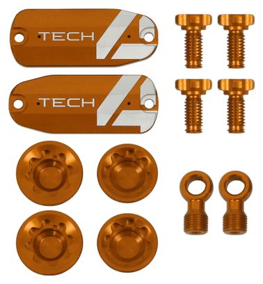 Kit de Customisation pour freins Hope Tech 4 V4 Orange