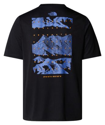 The North Face Foundation Mountains Faces Men's Short Sleeve T-Shirt Black