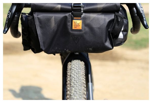 Woho XTouring Add-on Handlebar Pouch Pack Dry 3L Black Cyber-Camo Diamond