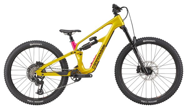 Bicicleta de montaña con suspensión total Cannondale Bad Habit 2 Sram 12V MX (29/27,5'') Amarillo/Rosa