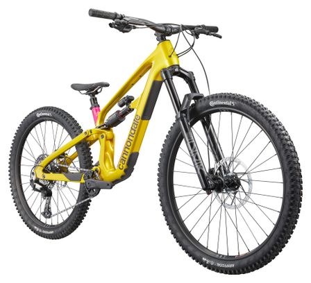 Bicicleta de montaña con suspensión total Cannondale Bad Habit 2 Sram 12V MX (29/27,5'') Amarillo/Rosa