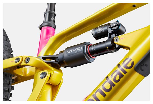Bicicleta de montaña con suspensión total Cannondale Bad Habit 2 Sram 12V MX (29/27,5'') Amarillo/Rosa