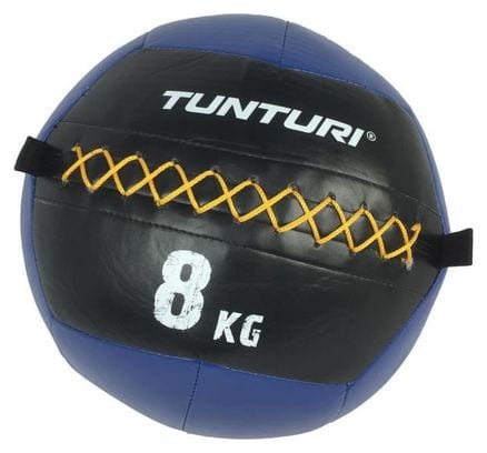 TUNTURI Balle murale wall ball crossfit 8kg bleu