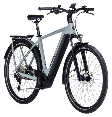 Cube Kathmandu Hybrid One 625 Electric City Bike Shimano Deore 10S 625 Wh 700 mm Swamp Grey Green 2023