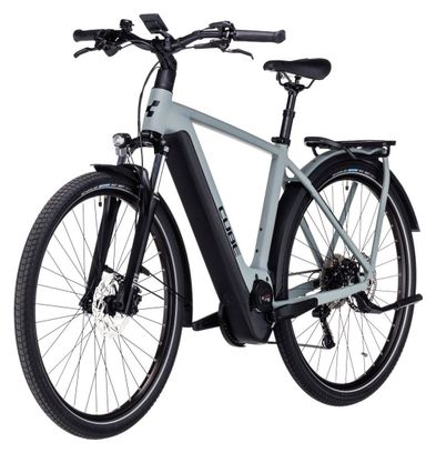Cube Kathmandu Hybrid One 625 Electric City Bike Shimano Deore 10S 625 Wh 700 mm Swamp Grey Green 2023