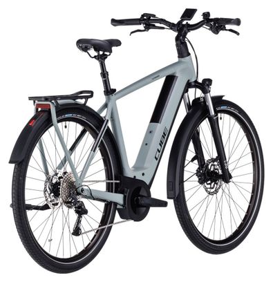 Cube Kathmandu Hybrid One 625 Electric City Bike Shimano Deore 10S 625 Wh 700 mm Swamp Grey Green 2023