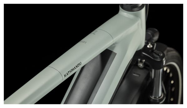 Cube Kathmandu Hybrid One 625 Electric City Bike Shimano Deore 10S 625 Wh 700 mm Swamp Grey Green 2023