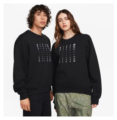Sweat Nike SB Fleece Crew Fade Noir