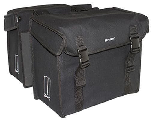 SACOCHE ARRIERE VELO DOUBLE BASIL KAVAN 65L NOIR (46x22x43cm)