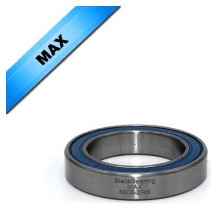 Roulement Max - BLACKBEARING - 61805-2rs / 6805-2rs