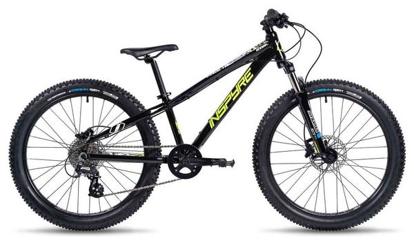 Inspyre Kodiak 24' Hardtail Mountainbike Kids Black / Neon Yellow 2021