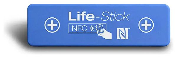 Autocollant LifeStick RIDE - Contient vos informations vitales et contacts d'urgence