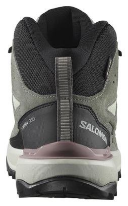 Chaussures de Randonnée Salomon X Ultra 360 Leather Mid GTX Vert Femme