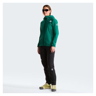 Giacca antivento The North Face Summit Off Width verde da donna