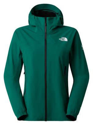Giacca antivento The North Face Summit Off Width verde da donna