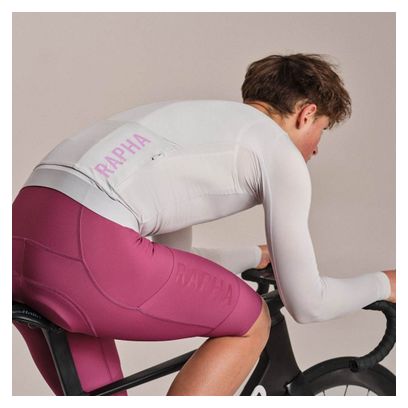 Maillot Manches Longues Rapha Pro Team Lightweight III Silver Homme