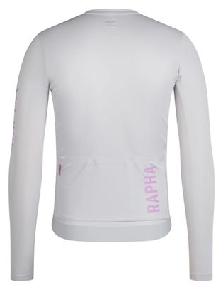 Maillot Manches Longues Rapha Pro Team Lightweight III Silver Homme