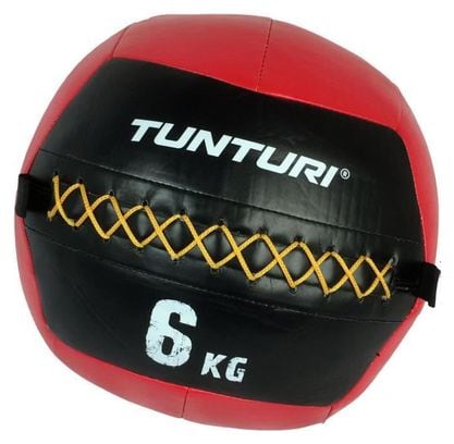 TUNTURI Balle murale wall ball crossfit 6kg rouge